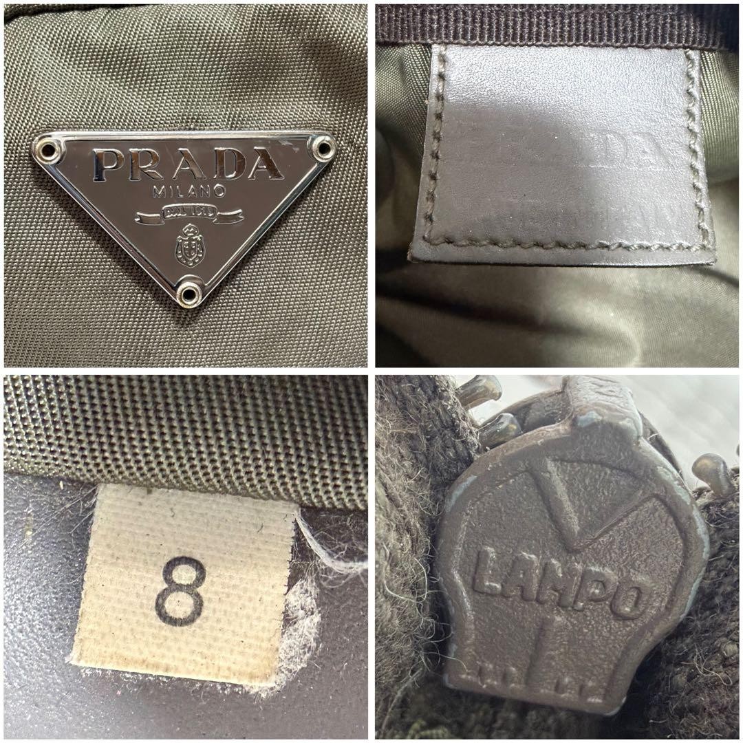 Prada Mini Pouch Small Accessory Case Triangle Lo… - image 10