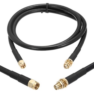 KMR/LMR240 Koaxialkabel 3Ft 50Ohm für SMA Male zu Female