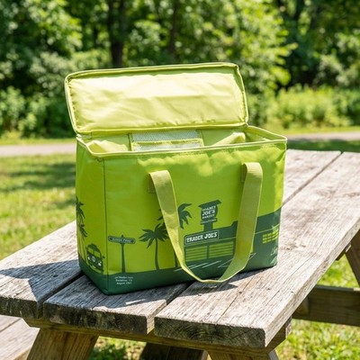 Trader Joe's Large Insulated Tote Olive Green 8 Gallon Reusable  Bag Cooler