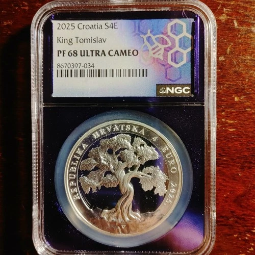 2025 Croatia S4E King Tomislav NGC PF 68 ULTRA CAMEO