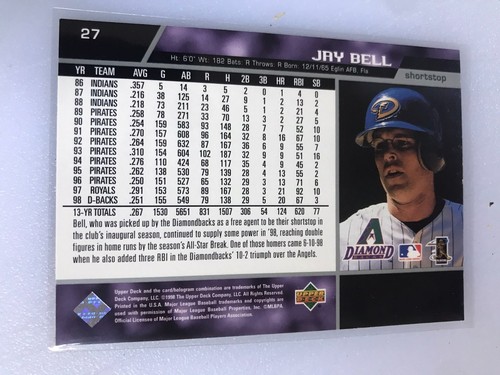 1999 Upper Deck Silver #19-422 Baseball Cards You Choose 50¢ Each (Must Pick 2) - Picture 19 of 402