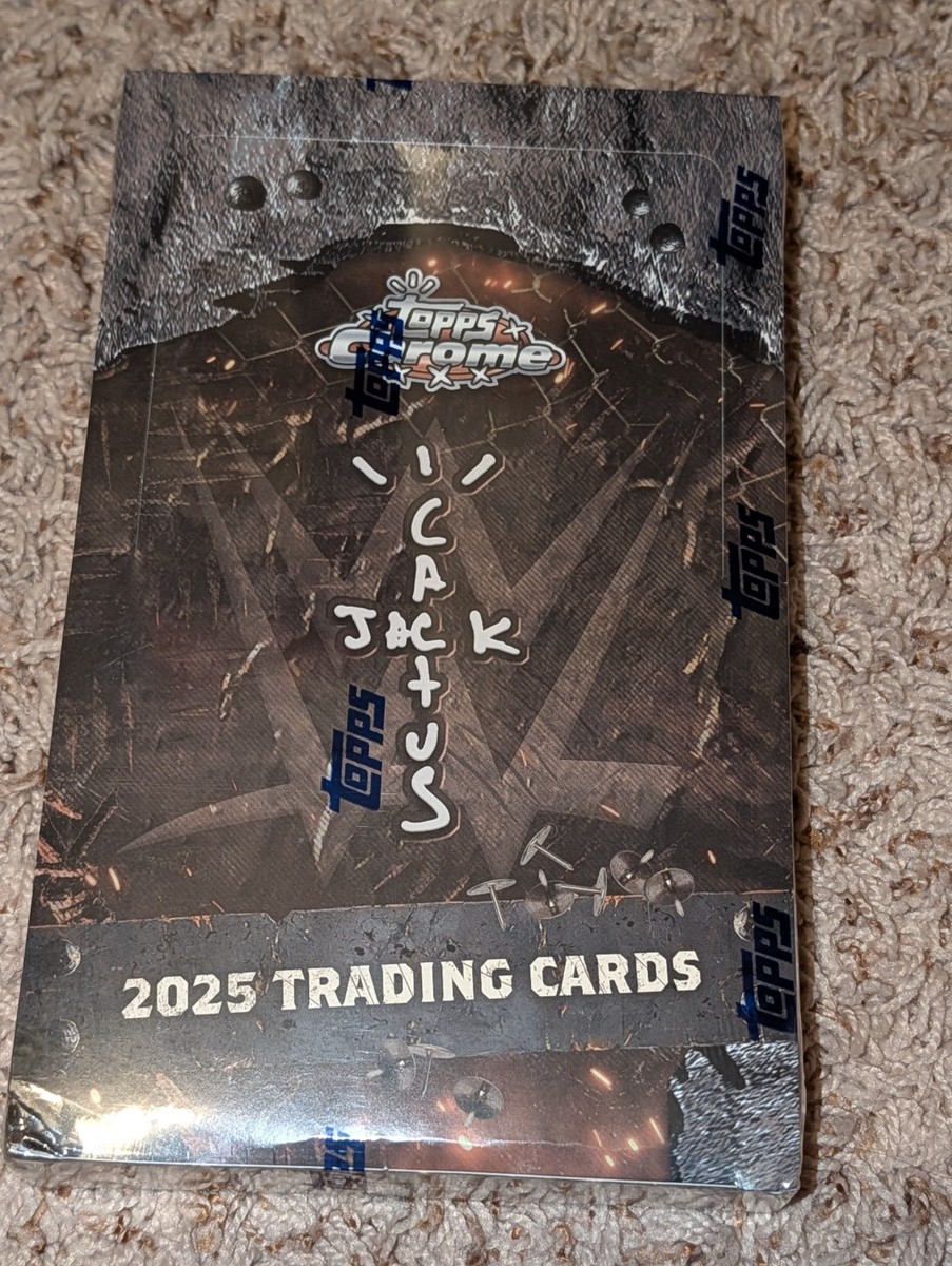 2025 Topps Chrome WWE x Cactus Jack Travis Scott Hobby Box Factory