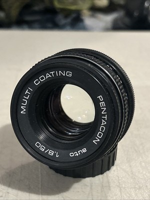 Pentacon Auto 50mm f/1.8 Multi Coating MC Lens M42 Screw Mount