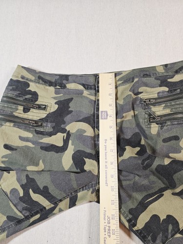 Umgee USA Women's Stretch Jeans Pants Camouflage Skinny L Zipper on Legs 32/29 - Picture 8 of 9