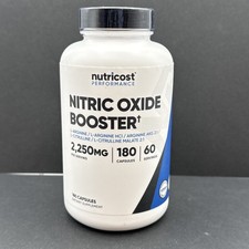 Nutricost Nitric Oxide Booster 750mg, 180 Capsules, 60 Servings