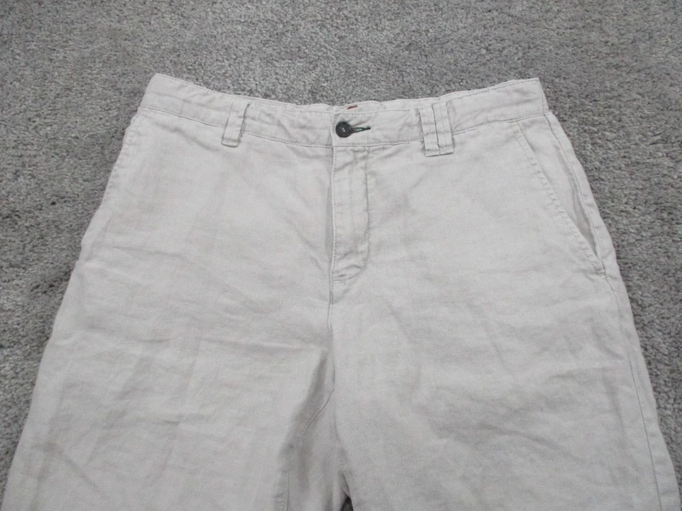 Paul Smith Linen Shorts 33 Chino/Walk W32 Pockets Beige Khaki - image 2 of 4