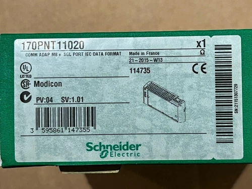 1pc SCHNEIDER ELECTRIC (MODICON) 170PNT11020 / 170-PNT-110-20 NEW - Picture 1 of 1