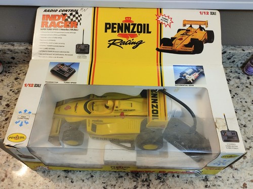 Vintage #4 Penzoil Racing Formula One Racer Remote Control Car RC 1/12 Scale