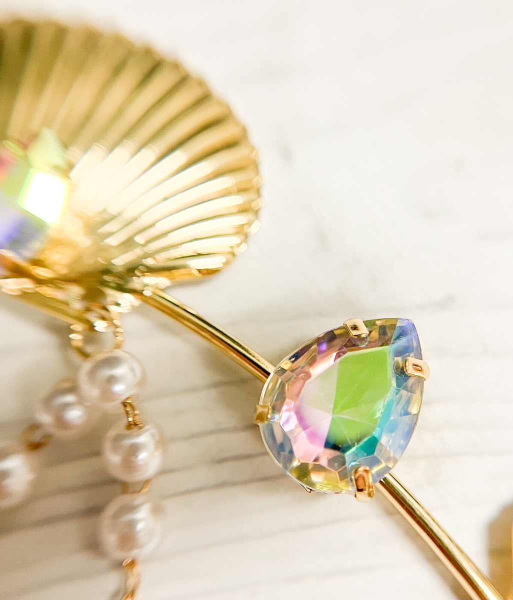 Mermaid halo crown, Gold Halo Crown, Seashell Hao Crown  display picture 1