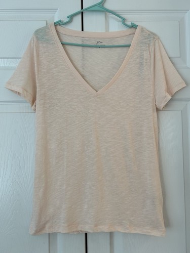 J.Crew NWT Vintage Cotton Tee Women’s Peach Short Sleeve Top T-Shirt Sz M
