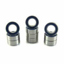 TRB RC 4x7x2.5mm Precision Ball Bearings ABEC 3 Rubber Sealed BLU (10)