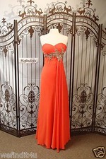 V593 FAVIANA MANGOTANGO SZ 0 445 BEADED PAGEANT PROM FORMAL GOWN DRESS