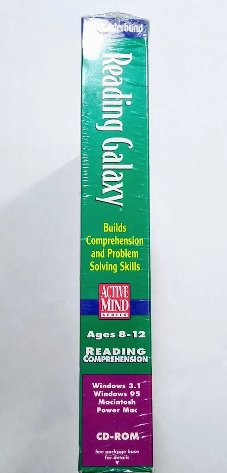 Broderbund Reading Galaxy Software Sealed Big Box Windows and Macintosh CD-ROM - Image 3 of 4