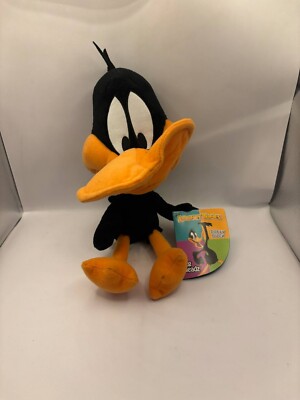 Looney Tunes Big Headz Duffy Duck Plüschtier Stofftier ca 32cm mit Tag #2