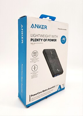 【未開封品】ANKER PowerCore Essential 20000 3個 Anker PowerCore Essential 20000 mAh Portable Charger Battery Power