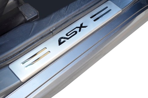 For Mitsubishi ASX Accessories 2013 2019 Door Sill Protector Scuff plate Guard - Picture 6 of 12