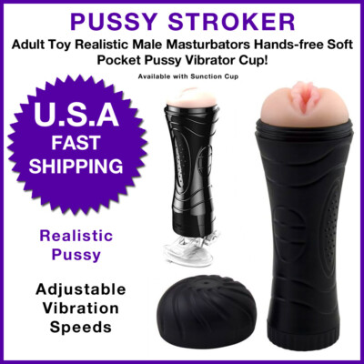 Blowjob Male Masturbator Pocket Pussy Vibrator Sex Cup Hand Job Sex Toy for  Men | eBay