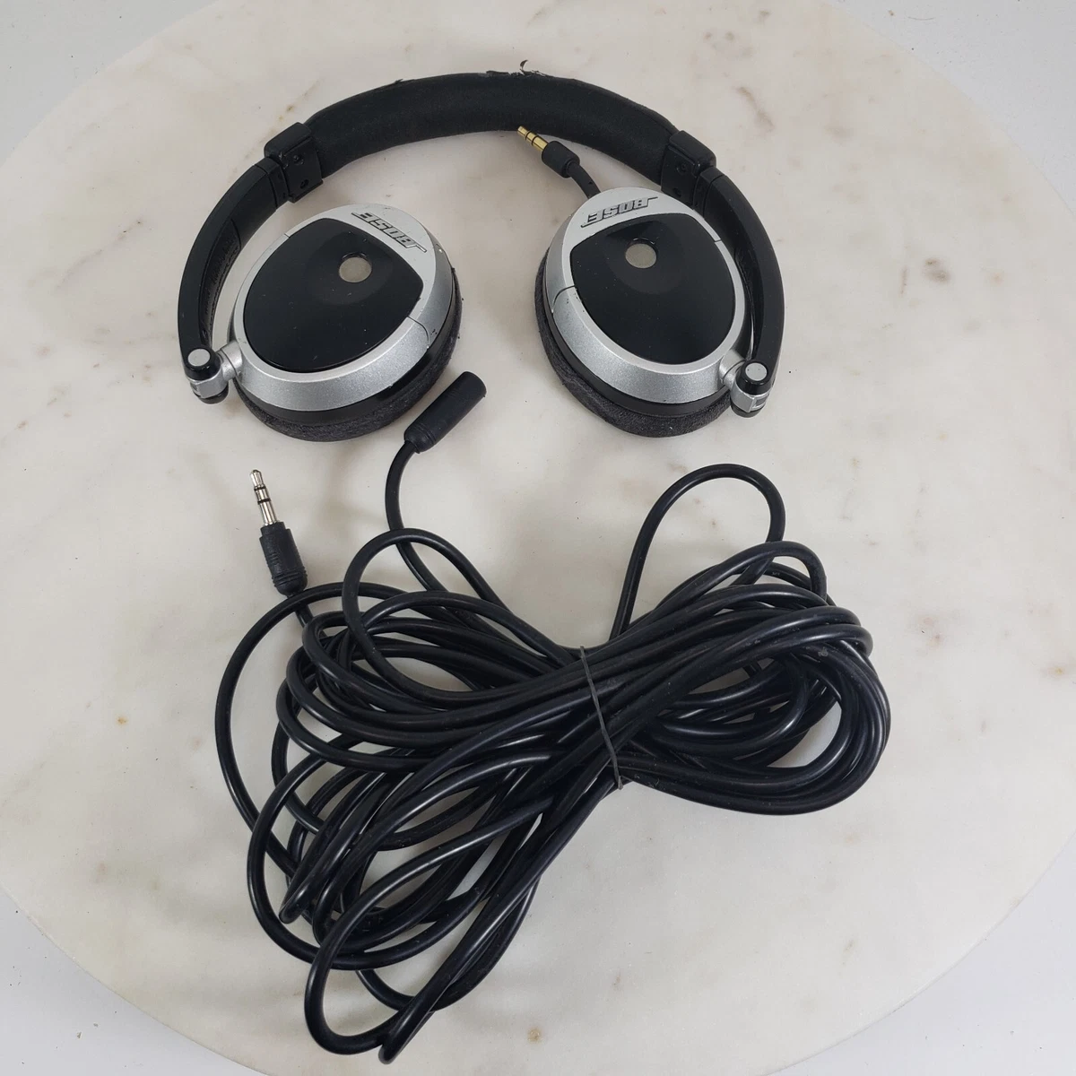 Bose TriPort OE Audio On Ear Headband Headphones Wired Pads Rough WORKING