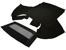 Fits: Chevrolet Camaro 94-02 Soft Top W/ Heated Glass Window HAARTZ Black Vinyl