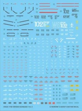 G-Rework Water Decal For HG RX-78-2 The Origin - US