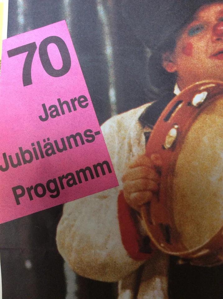 MOSKAUER STAATSZIRKUS ZIRKUSPLAKAT 1989 DÜSSELDORF PHILIPSHALLE - Bild 3 von 3