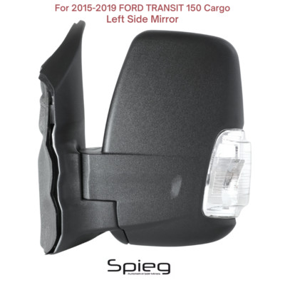 Door Side Mirror for 15-19 FORD TRANSIT 150 Cargo Heated Turn Signal Driver Side
