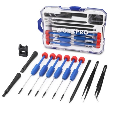 WORKPRO 12 in 1 Torx Screwdriver Set T3 T4 T5 T6 T8 T10 Torx Bit