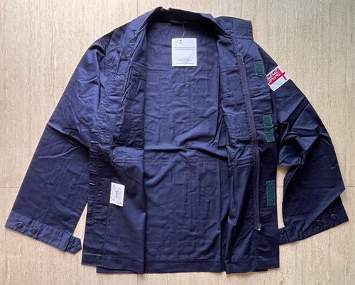 Genuine Modern British Royal Navy NATO Warm Weather FR PCS Combat Jacket 180/96 - Picture 12 of 12