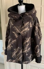 Lindi Reversible Corduroy-hooded-chocolate Brown/tan-slight Swing-sz.xs