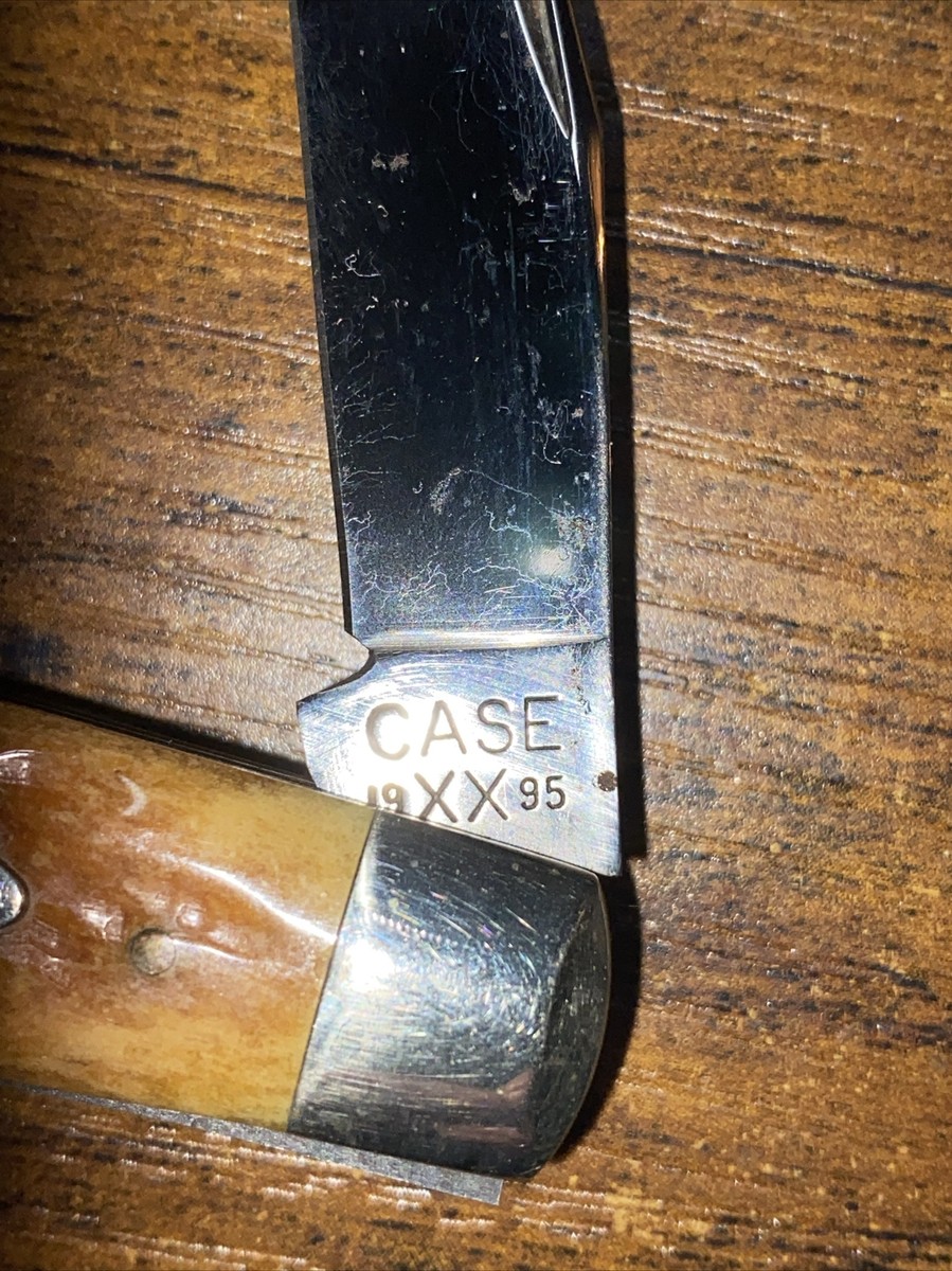 1995 Case XX Tested Honey Bone Classic Muskrat Knife 620093
