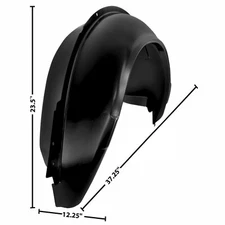 1981~1988 Chevy Monte Carlo Wheelhouse Assembly Left Inner+Outer EDP Steel