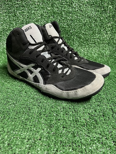 Asics SnapDown 2 Men's Wrestling Black Grey Lace Up High Top Shoes Size 11.5 - Picture 5 of 12