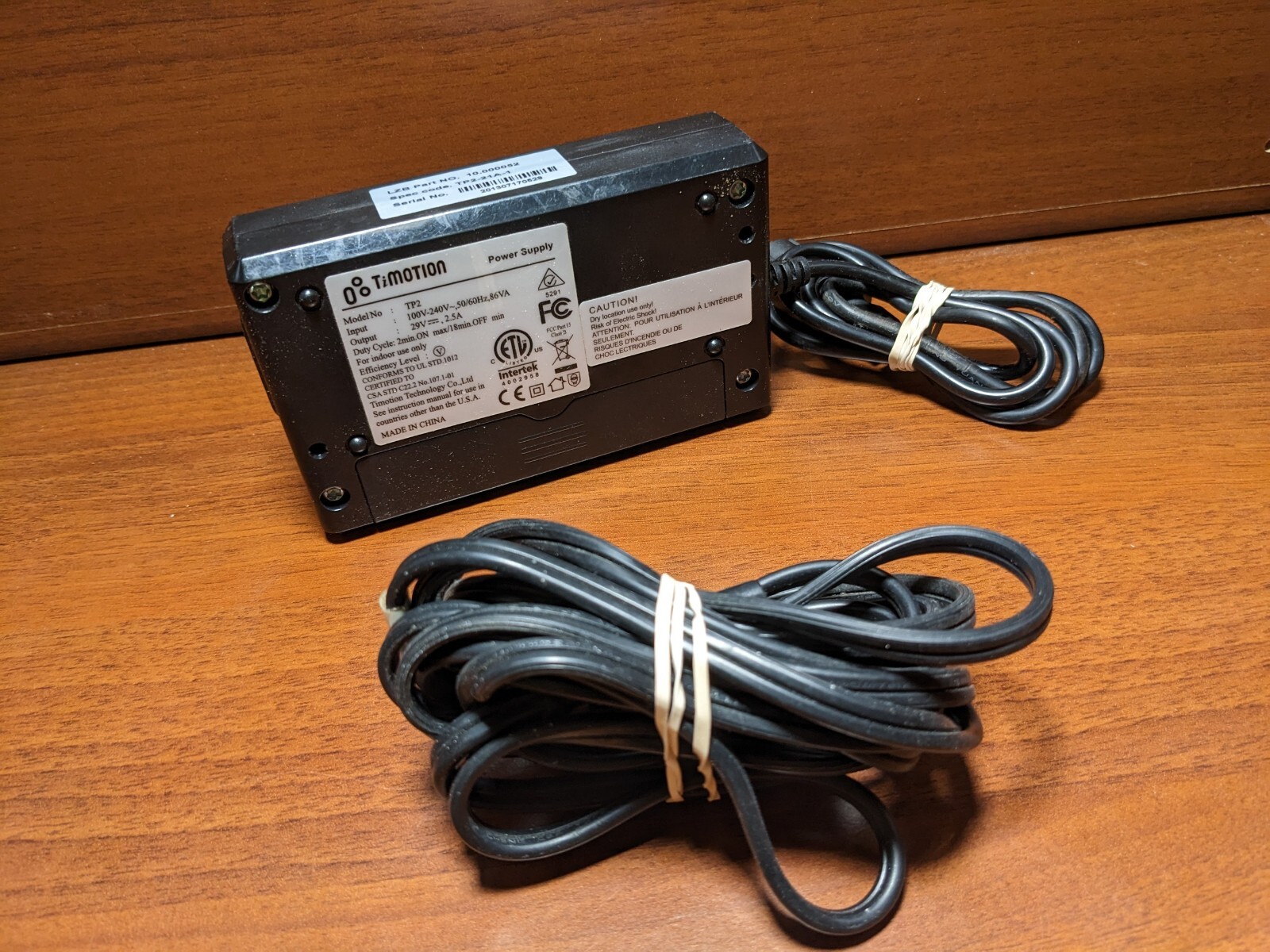 Part 10.000052 LaZBoy Power Supply Cord TP2 Electric Recliner