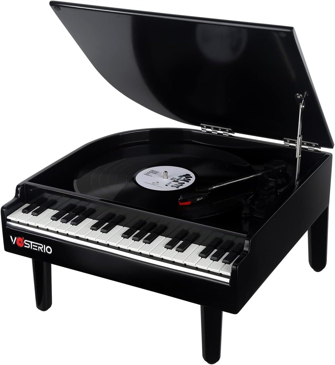 Bluetooth Record Player Turntable with Stereo Speaker, LP Vinyl to