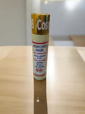 EVOB golden Face Serum, smoothes face and brightens face