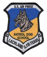 Patrol Dog School Lackland A.F.B. Texas Patch