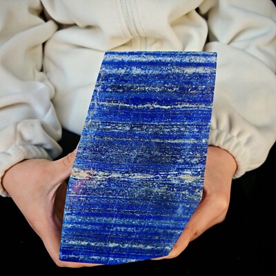 6.49LB TOP natural Lapis lazuli quartz Raw stone ornament crystal healing