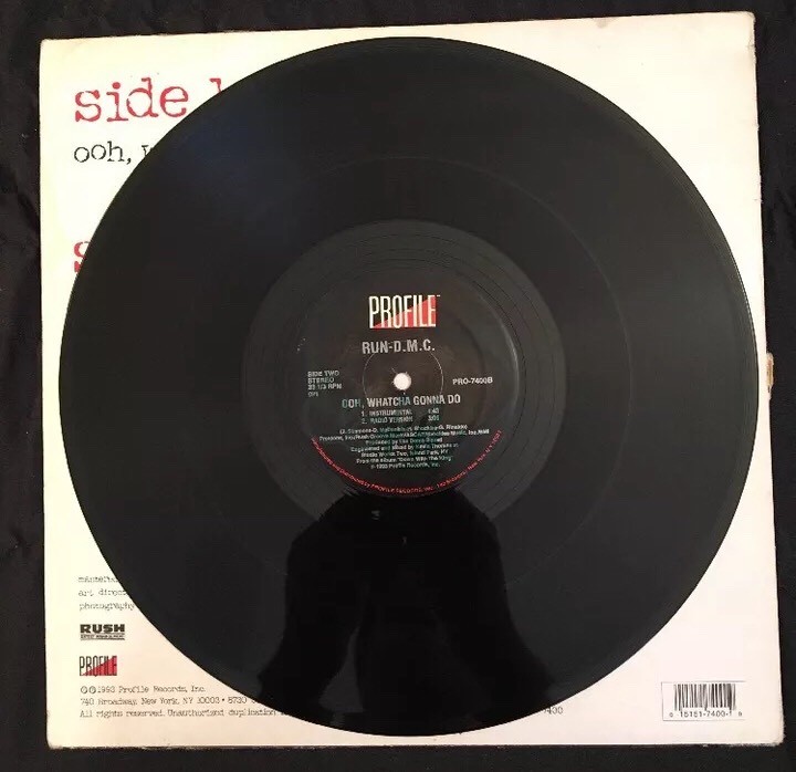 RUN DMC ooh, whatcha gonna do 12インチシングル Run Dmc - 