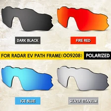 4 Pieces POLARIZED Replacement Lenses for Oakley Radar EV Path OO9208 Sunglasses