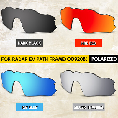 4 Pieces POLARIZED Replacement Lenses for Oakley Radar EV Path OO9208 Sunglasses
