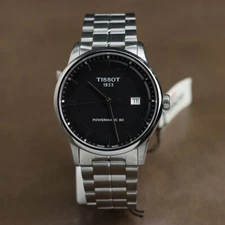 Tissot T-Classic Powermatic 80 Black Dial Men's Watch - T0864071105100