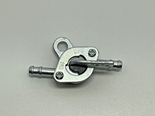 INLINE FUEL PETROL TAP FOR LAWNMOWER ENGINES ON / OFF METAL 6MM 1/4" UNIVERSAL