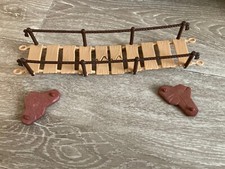 Playmobil Pont Suspendu Support Pierre Marron Western Nordiste Indien Custom
