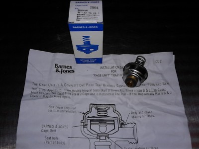 Barnes Jones Cage Unit 1964 Steam Trap Interior For Dunham 1 2