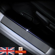 4x For Ford Fiesta 3D Carbon Fiber Car Door Sill Scuff Plate Protector Sticker