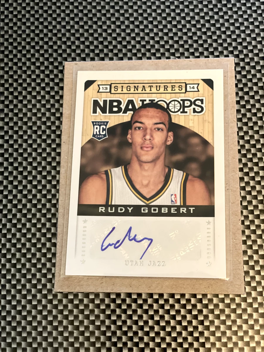 Rudy Gobert Rookie RC 2013-14 NBA HOOPS AUTOGRAPH AUTO #187 | eBay