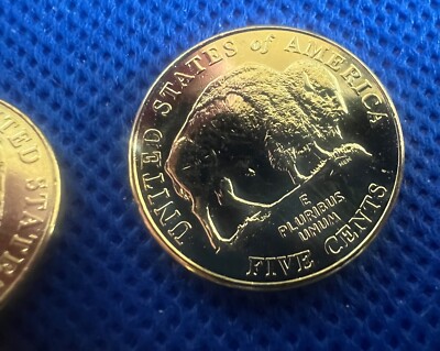 2005 Jefferson Nickel - Gold Plated Coin - American Bison