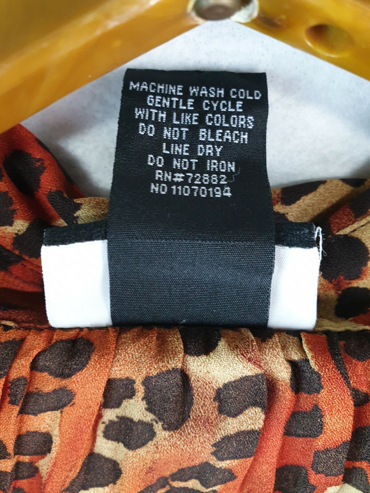 Studio 1940 Leopard Print Collared Sleeveless Shi… - image 6