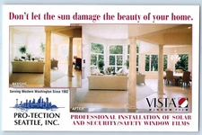 Seattle Washington WA Postcard Pro Tection Vista Window Film Sun Protection