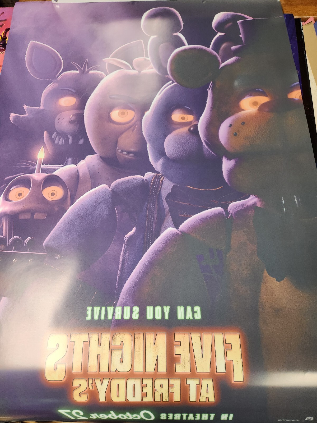 Five Nights at Freddy's Movie Poster /50x70 cm/24x36 in /27x40 in/#266